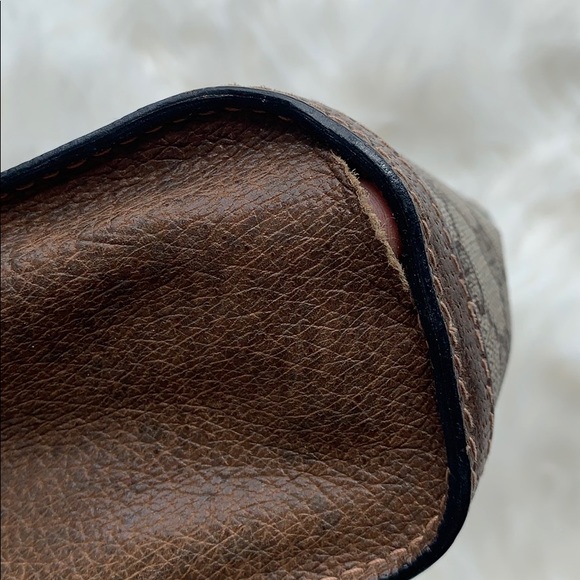 Vintage Gucci Leather Coated Canvas Clutch (Real) - Picture 4 of 8